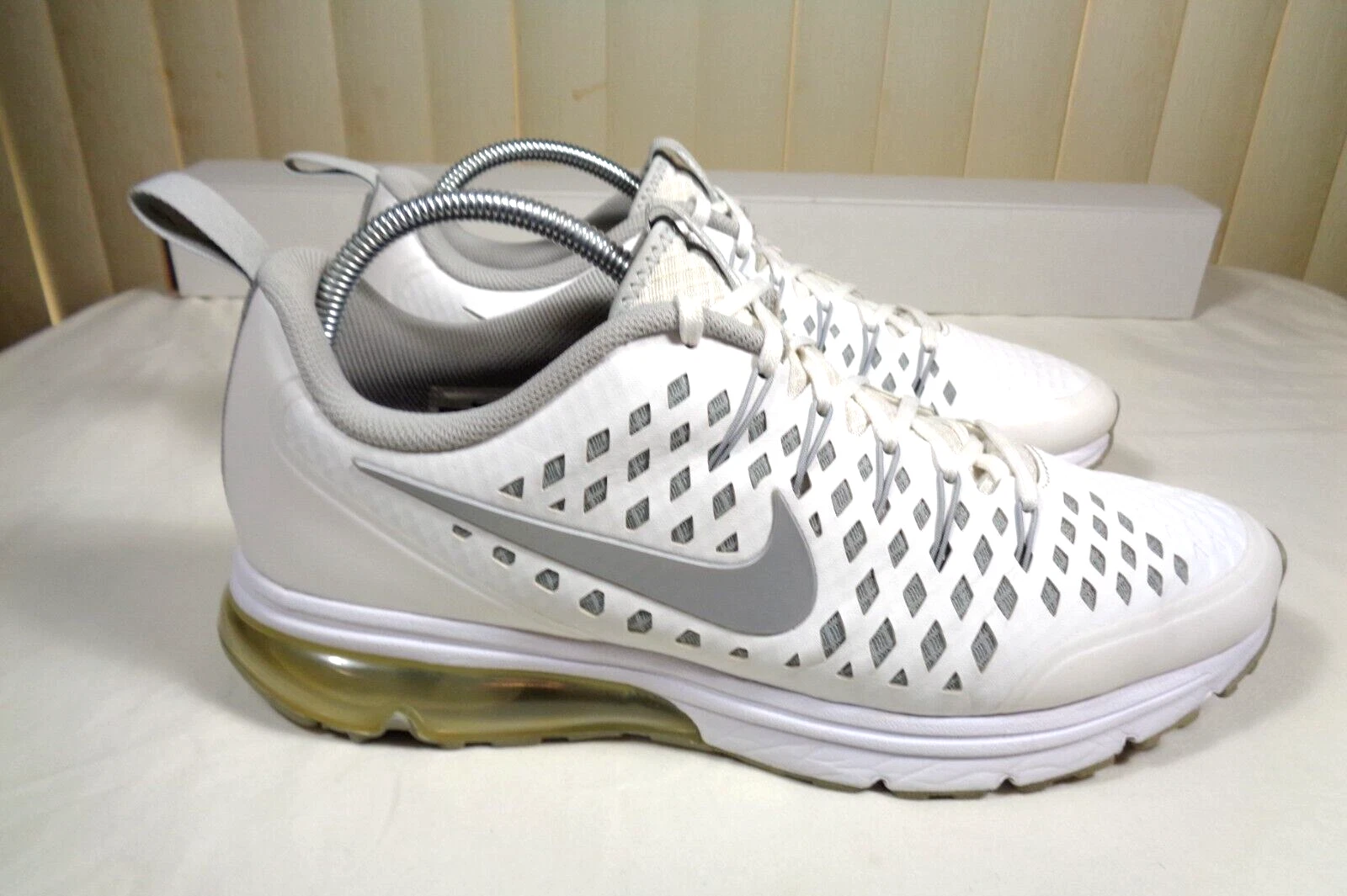 NIKE AIR MAX SUPREME 3 Chaussures Homme Baskets Taille 13 Blanc et Gris 706993  102