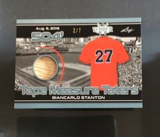 2021 LEAF LUMBER BASEBALL GIANCARLO STANTON 