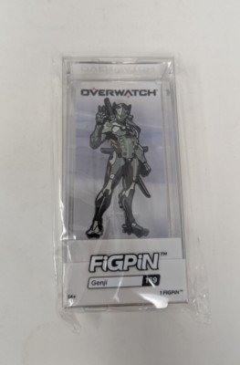 FiGPiN Overwatch Genji Pin #169 Premium Case Blizzard Exclusive