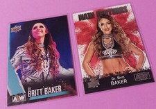 AEW 2021 Upper Deck Dr Britt Baker DMD 2 Card Lot Main Features #11