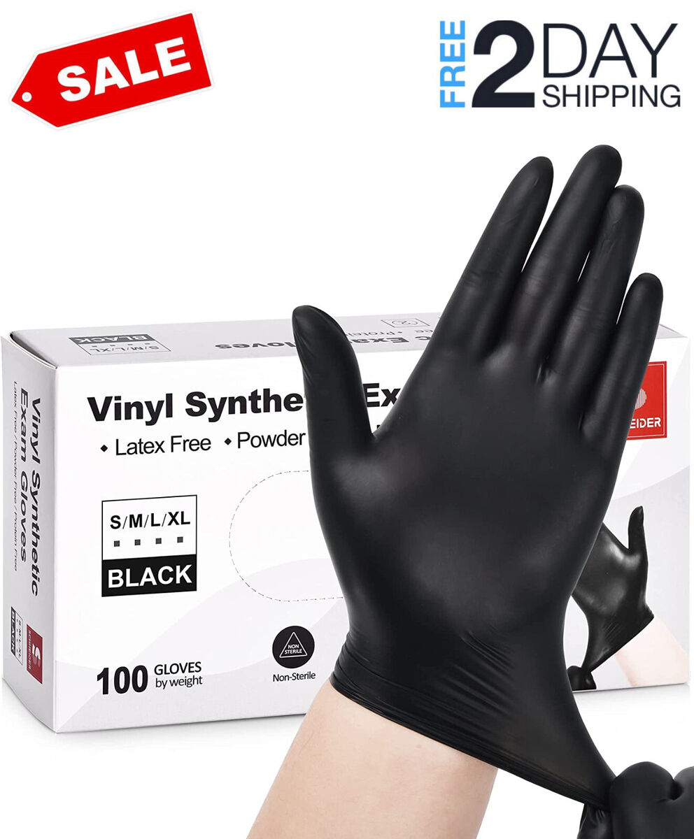 sonido Sentimiento de culpa Consultar Guantes Examen Vinilo Negro Plástico Desechables Sin Látex para Cocina Limpieza | eBay sonido Sentimiento de culpa Consultar Guantes Examen Vinilo Negro Plástico Desechables Sin Látex para Cocina Limpieza | eBay