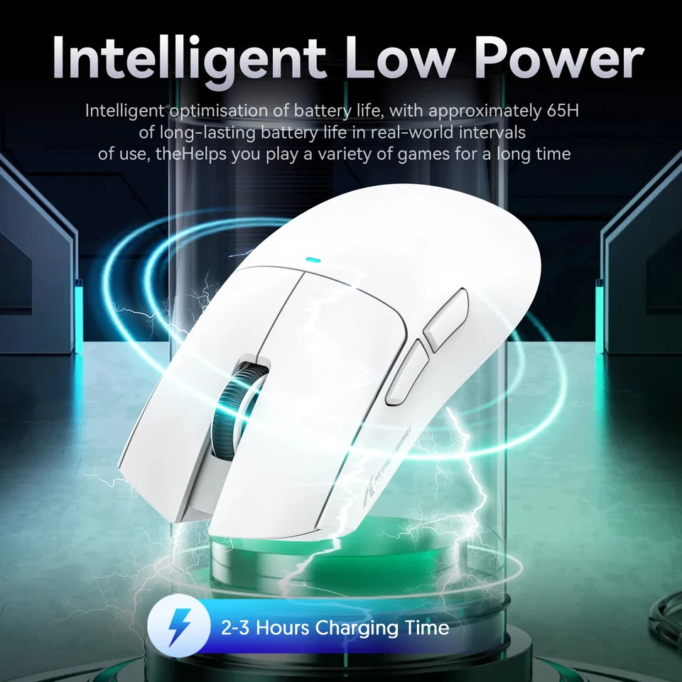 Wireless Mouse,Bluetooth/2.4G/wired Mouse ,Magnetic charging dock Gaming Mouse - Image 3 of 4