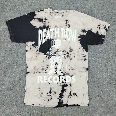 DEATH ROW RECORDS Tシャツ　黒　ヒップホップ　ラッパーTシャツ Death Row Records Logo Black T-shirt Official Death-row Hip