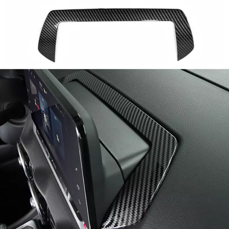 For Nissan Sentra 2020-2024 Car Carbon Fiber Dashboard Console Cover Trim Frame