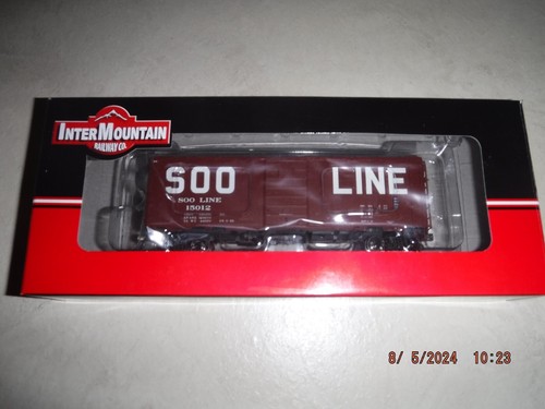 COCHE DE CAJA INTERMOUNTAIN HO SOO LINE 40' PS-1 #15012 - ARTÍCULO #45418-02 - ¡TOTALMENTE NUEVO! | Zustand: New