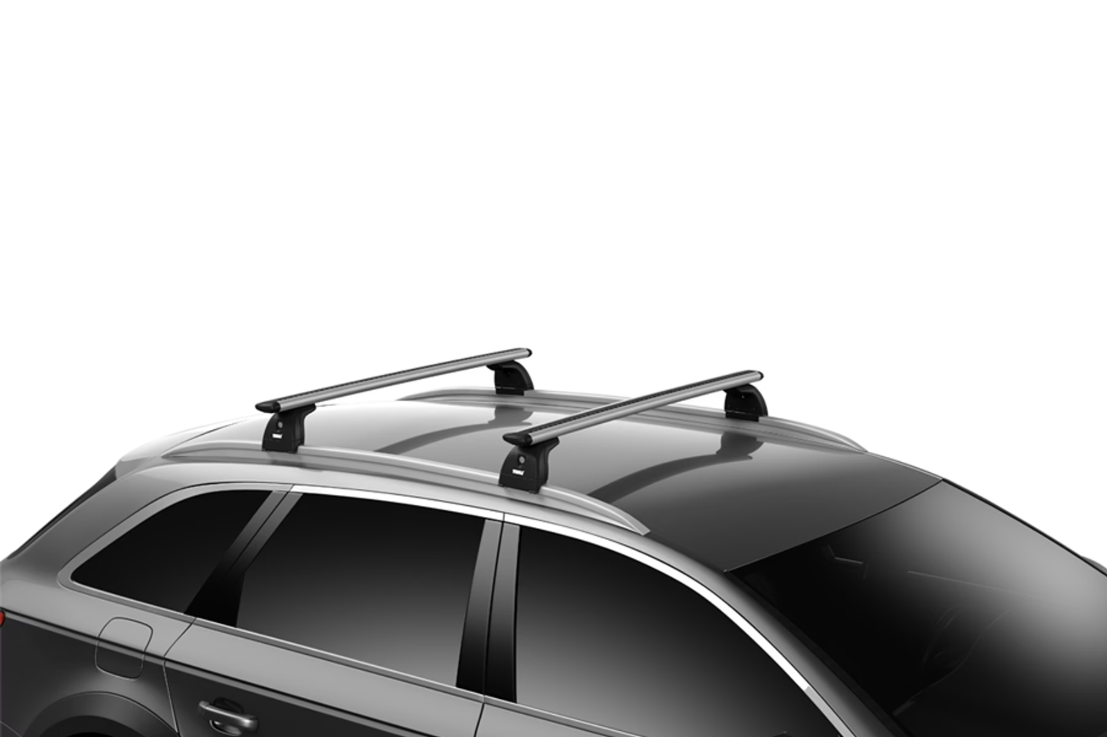 Barre portatutto THULE WingBar EVO Grigio per Subaru Impreza IV '12 - '16 punti