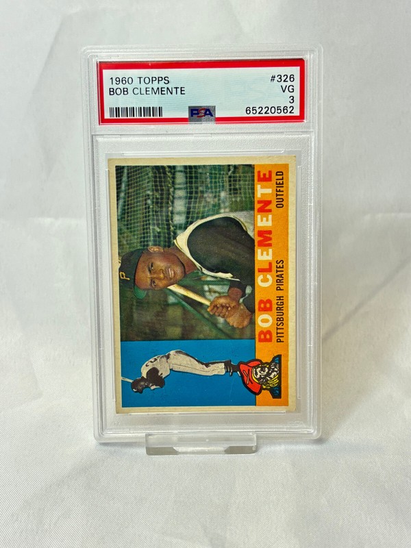 1960 Topps BOB CLEMENTE Baseball Card #326 PSA 3