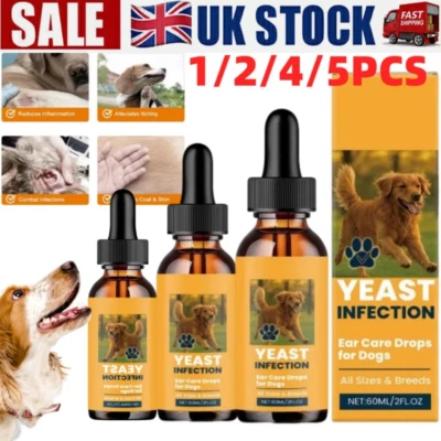 OIMMAL 60ml Yeast Infection Treatment for Dogs,Itch Relief, Ear Infection, Dog Allergy