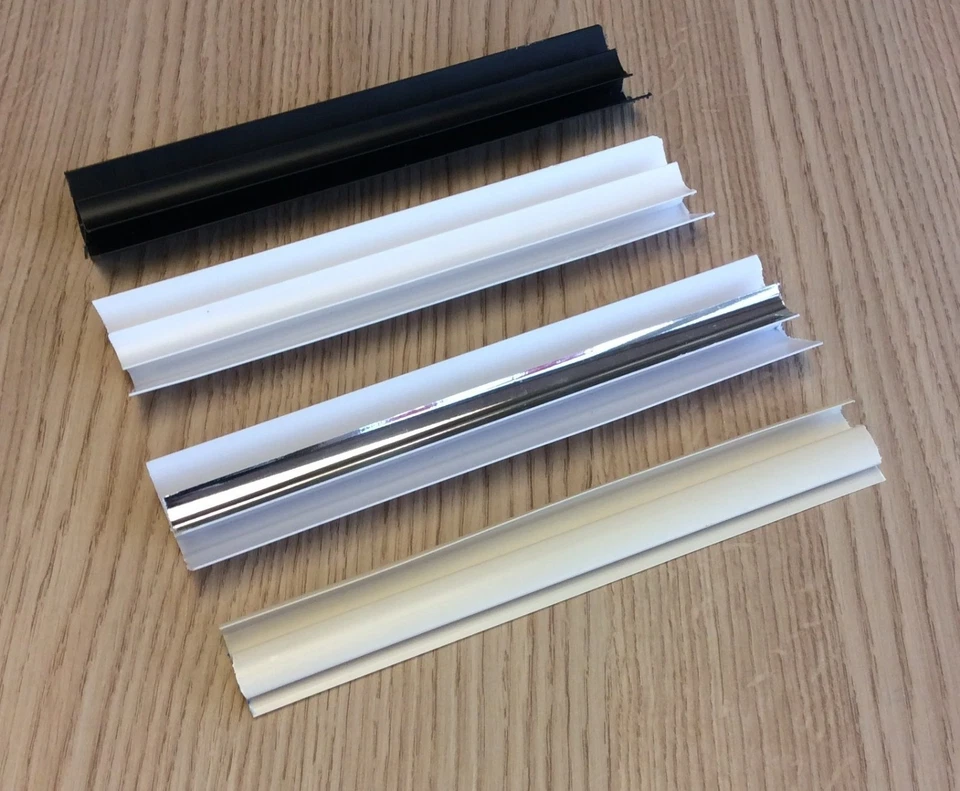 SWISH MARBREX & DBS Black, White, Ivory, Silver 8mm Internal Corner Trim Bathroom PVC Cladding