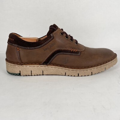 Josef Seibel Ruben Sneakers Mens Size 41 US 7.5-8 Brown Leather Lace Up Shoes
