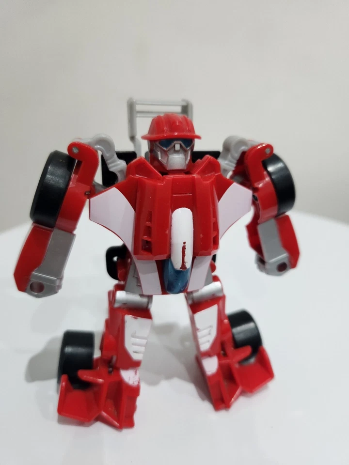 Playskool Heroes Transformers Rescue Bots Academy Heatwave F1 Racecar Race Car - Image 3 of 4