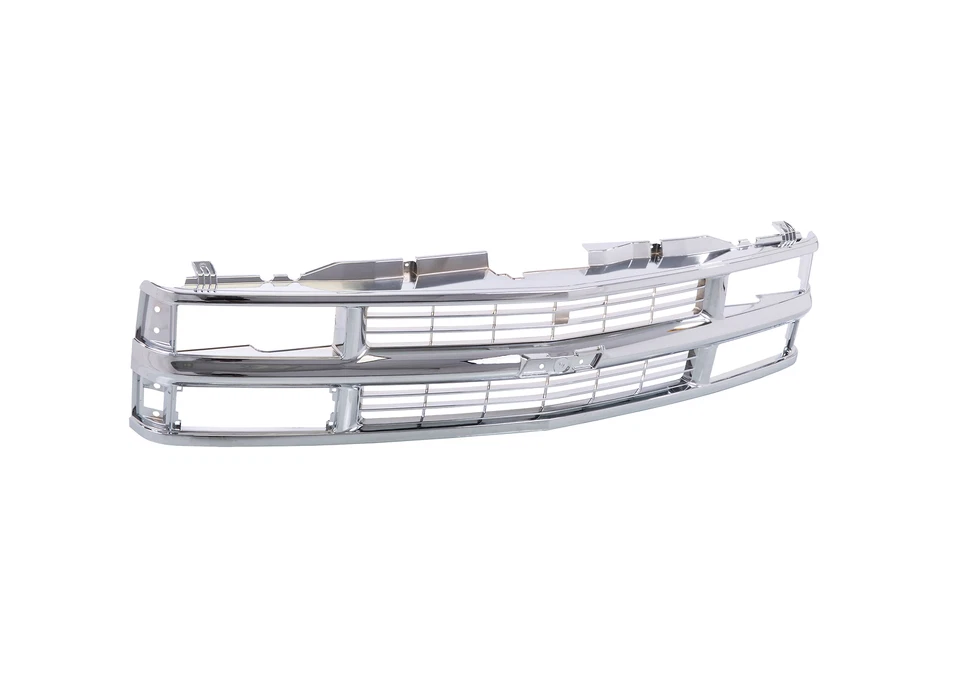 All Chrome Grille w/ Insert For 94 95 96 97 98 Chevy C/K Truck Suburban Tahoe Foto 4 de 4