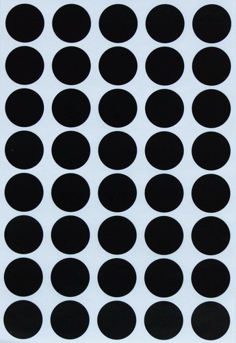 Colored Round Small Dot ~3/4 Inch Stickers Office Labels 19mm Circular Stickers - Picture 16 of 37