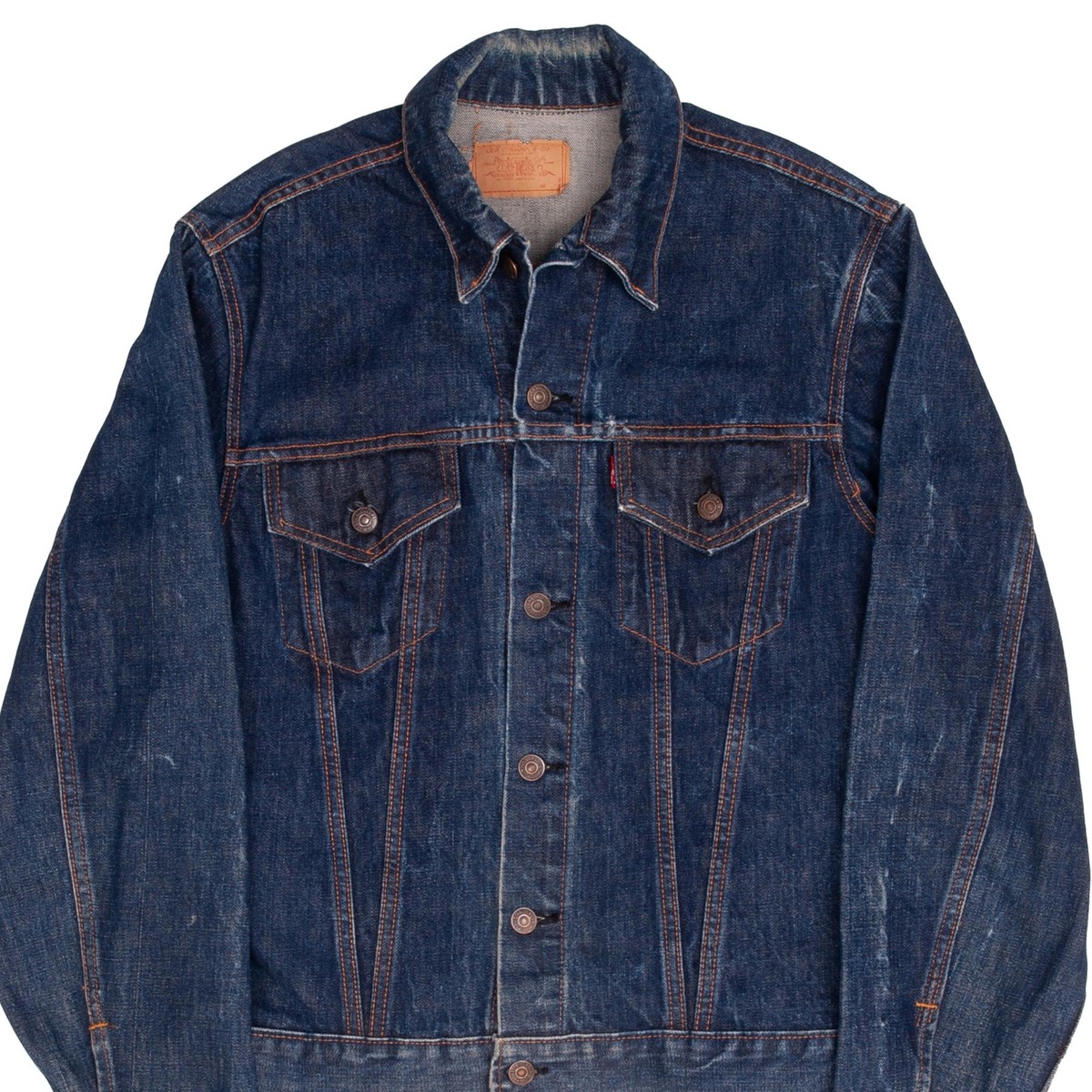 VINTAGE LEVIS BIG E SINGLE STITCH DENIM JACKET 1960S SIZE 40 
