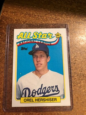 1989 Topps Baseball # 394 NL All Star Orel Hershiser Pitcher | eBay