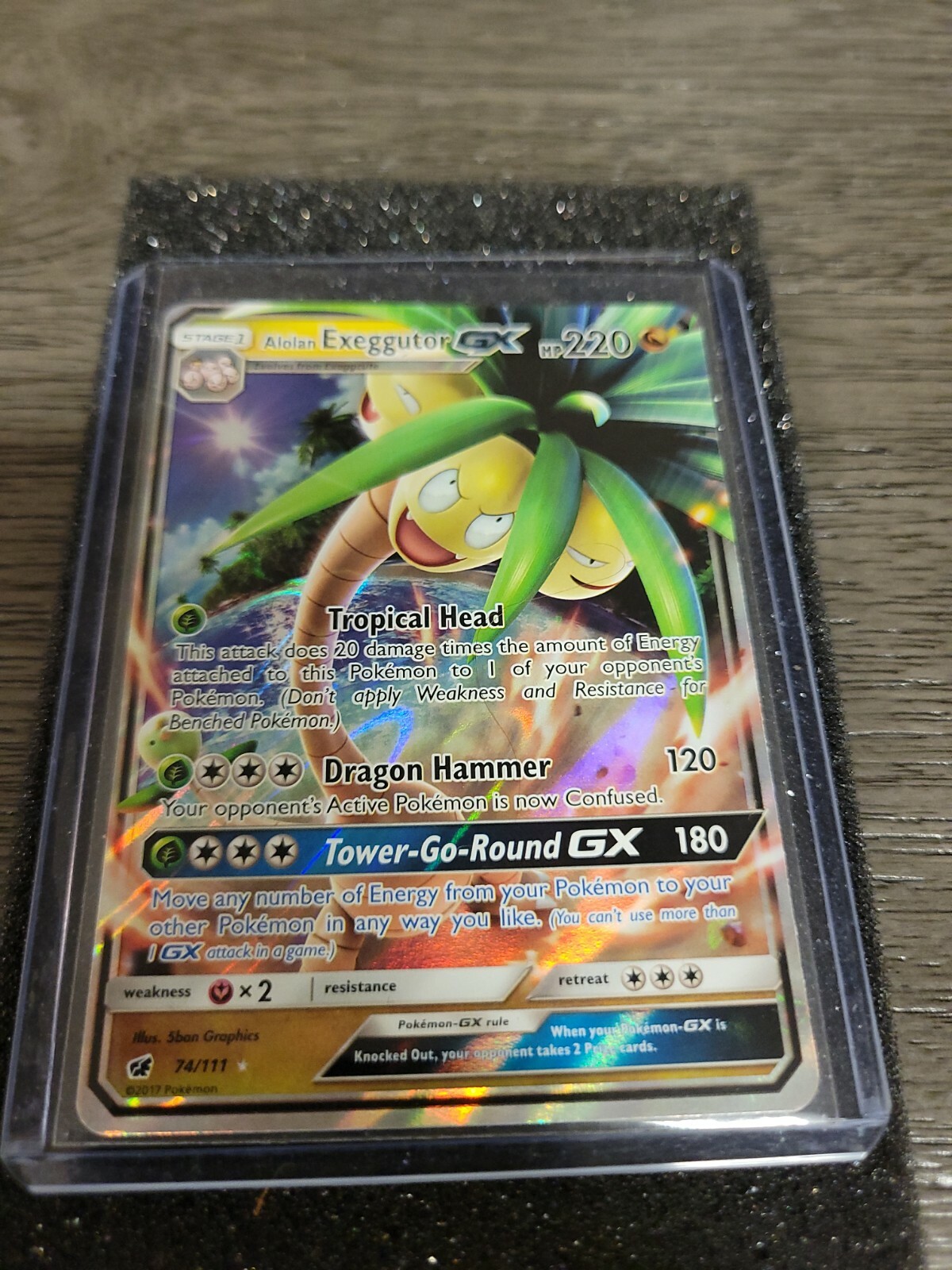 Alolan Exeggutor GX holo