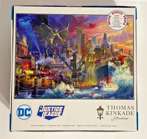 THOMAS KINKADE - JUSTICE LEAGUE - 1000 PIECE JIGSAW PUZZLE - NEW - Picture 2 of 4