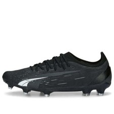 PUMA Ultra Ultimate FG/AG Supercharge Black White 107163-02 Men's Soccer Cleats