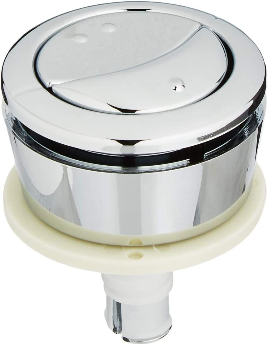 Wirquin 19008001 Jollyflush Dual Flush Chrome Toilet Push Button -...