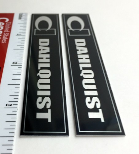 Dahlquist Speaker Badge Emblem with DQ Logo Pair Aluminum DQ-10 - Afbeelding 3 van 6