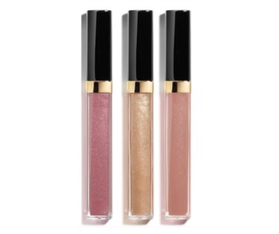 CHANEL BOXED: ROUGE COCO GLOSS 119 Bourgeoisie 712 Melted Honey 722 Noce Moscata