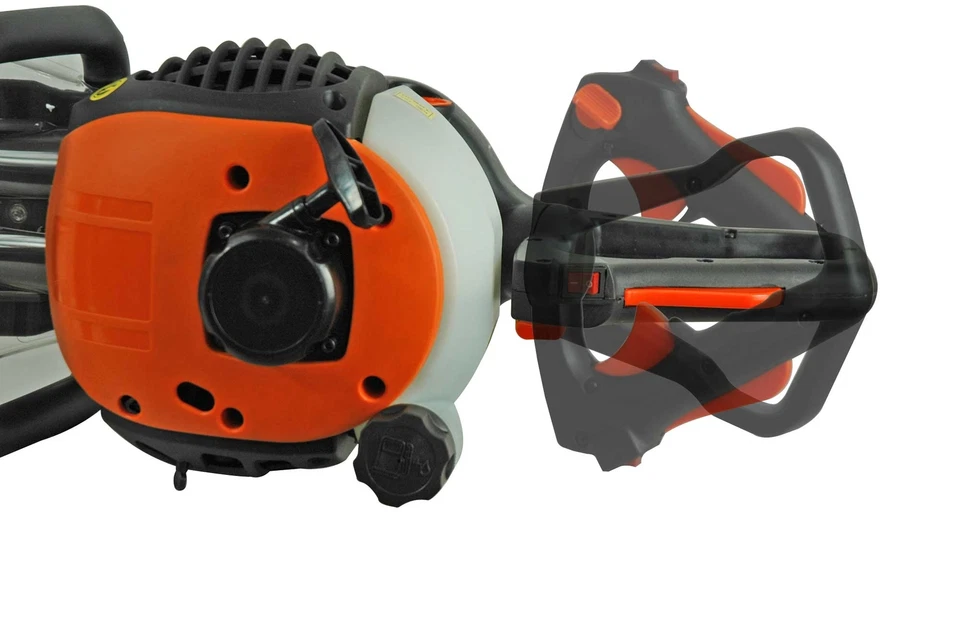 YERD Profi 2 Takt Benzin Motor Hecken Schere 1,2 PS 60cm Rasen Strauch Trimmer - Bild 3 von 4