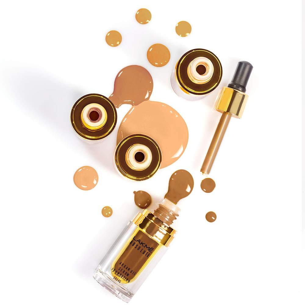 lakme absolute argan oil serum foundation silky golden