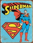 Tin Signs Superman Retro Classic Old-School Reproduced From Authentic Vintage Ad
