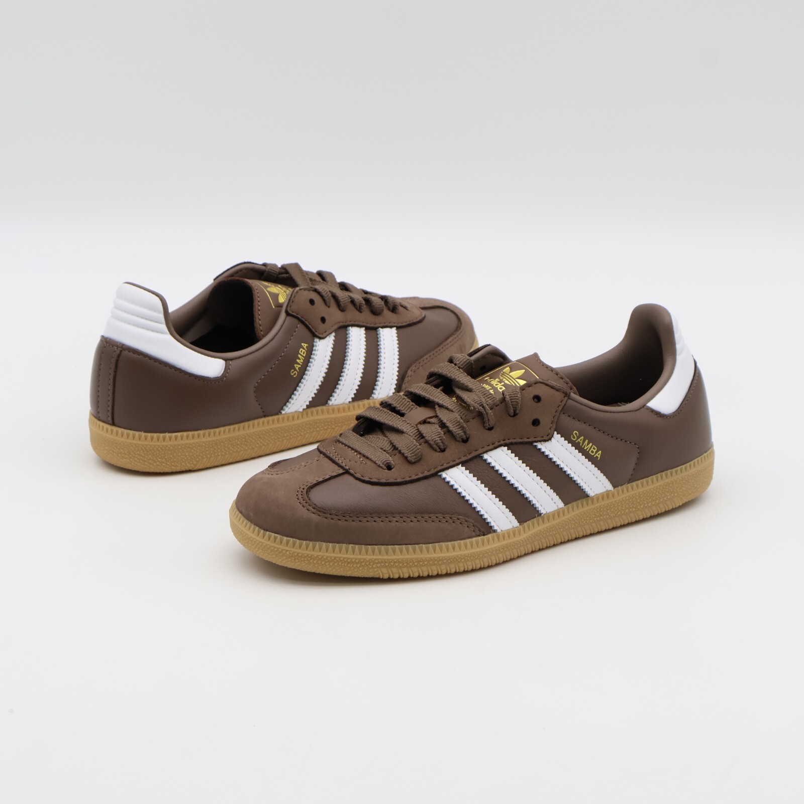 IE6522 adidas Originals Samba OG Earth Strata Footwear White Gold (Women's) image 8