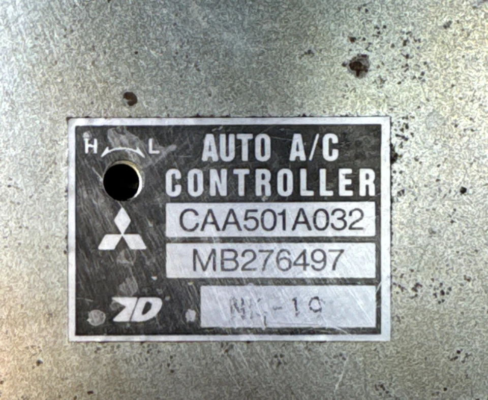 1985 1986 Mitsubishi Starion Conquest A/C Heater Climate Control OEM! CAA501A032 - Image 3 of 4