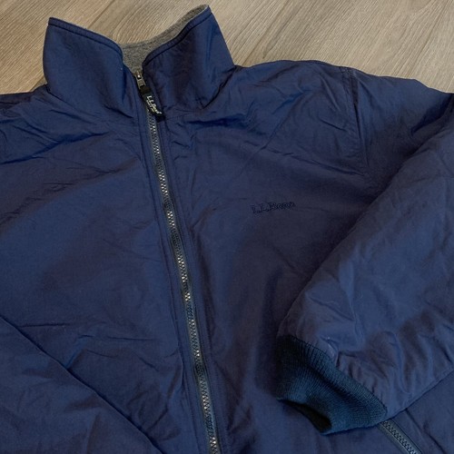LL Bean Jacket Men Large Adult Blue 