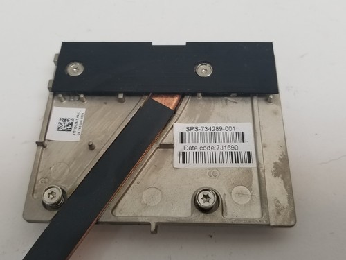 HP 734289-001 4-Pin PGA 946B Heatsink and Fan For Zbook 15 G1/G2 - Picture 3 of 3