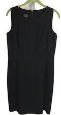 INC International Concepts 8046 Womans Black Sleeveless Cocktail  Dress Size 8.