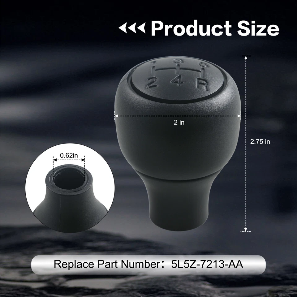 Perilla de cambio manual de 5 velocidades de calidad para Ford F-250 F-350 1988-1997 EE. UU. Foto 4 de 4