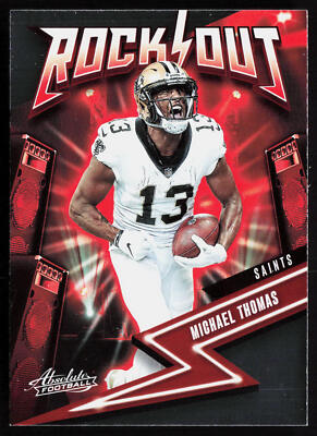 2023 Panini Absolute Rock Out Michael Thomas #12 New Orleans Saints
