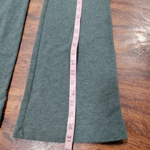 Vintage Aeropostale Fold Down Low Waist Y2k Twee 20s Flare Sweatpant Gray/Pink M - Picture 7 of 7