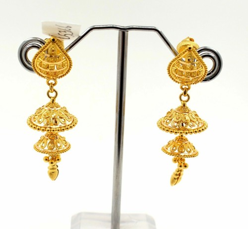 22k 22ct Solid Gold DOUBLE LAYERED 