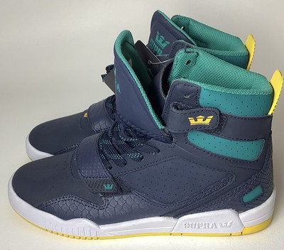 Supra Breaker 05893-470-M Men s Blue Lace Up Skate Sneakers Shoes 6.5