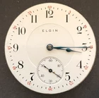 Antique 1911 Elgin Grade 386 Pocket Watch Movement Running Ticks 16s 17j USA