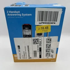 AT&T BL102-2 Cordless Phone Answering System w/ Call Block & 2 Handsets NEW