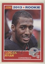 2013 Score 2013 Rookie Red Logan Ryan #393 1u4