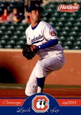 2013 Chattanooga Lookouts Grandstand #14 Zach Lee Plano Texas TX Baseball Card