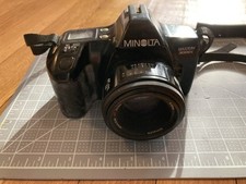 Minolta Maxxum 3000i 35mm SLR Film Camera w/ AF 50mm Lens  LCDs Bad 