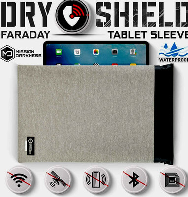 Mission Darkness Dry Shield Faraday Tablet-Hülle Wasserdichte mit HF-Abschirmung