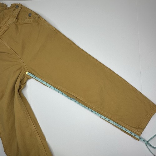 Everlane Women's Mustard Yellow The Cotton Canvas Denim Overalls 4/W34/L27 - Picture 17 of 19