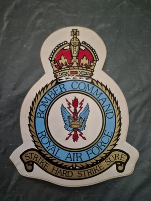 Royal Air Force Bomber Command Wappen Aufkleber groß