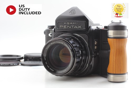 Ensemble Pentax 6x7 – Boîtier + Objectif SMC 90mm F2.8 + Poignée – EXC+5, Du Japon