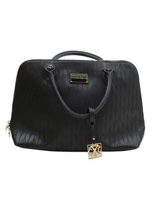 Christian Lacroix Damen Tasche Schwarz 100% Kunstleder Schultertasche