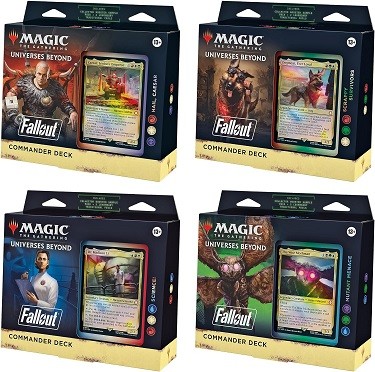 Magic The Gathering Fallout Commander Deck Bundle (4 Decks)