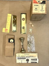 Corbin Entry Brass Lock Set 702-6243 Never Installed